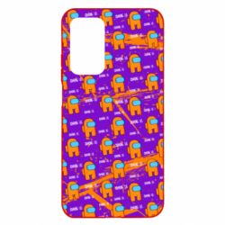 Чехол для Xiaomi Mi 10T/10T Pro Among Us and grunge background - PrintSalon