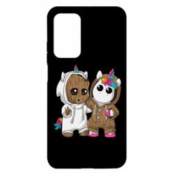 Чехол для Xiaomi Mi 10T/10T Pro Baby Groot And Unicorn - PrintSalon