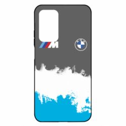 Чехол для Xiaomi Mi 10T/10T Pro BMW logo and gray background - PrintSalon