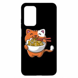 Чехол для Xiaomi Mi 10T/10T Pro Cat and Ramen - PrintSalon