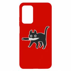 Чехол для Xiaomi Mi 10T/10T Pro Cat with a knife - PrintSalon