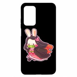 Чехол для Xiaomi Mi 10T/10T Pro Chibi Bunny Kamado Nezuko - PrintSalon