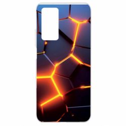 Чохол для Xiaomi Mi 10T / 10T Pro Cracked Blocks - PrintSalon