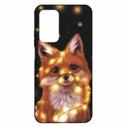 Чохол для Xiaomi Mi 10T / 10T Pro Fox And Christmas Lights - PrintSalon