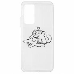 Чехол для Xiaomi Mi 10T/10T Pro Кот Саймона Любовь - PrintSalon