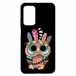 Чехол для Xiaomi Mi 10T/10T Pro Little owl with feathers - PrintSalon