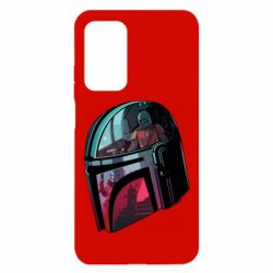 Чехол для Xiaomi Mi 10T/10T Pro Mandalorian Helmet profil - PrintSalon