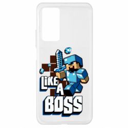 Чехол для Xiaomi Mi 10T/10T Pro Minecraft Like a Boss - PrintSalon