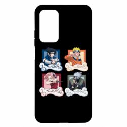Чехол для Xiaomi Mi 10T/10T Pro Naruto team 7 in action - PrintSalon