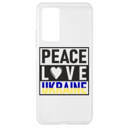 Чехол для Xiaomi Mi 10T/10T Pro PEACE LOVE UKRAINE - PrintSalon