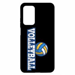 Чехол для Xiaomi Mi 10T/10T Pro Volleyball text and ball - PrintSalon