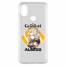 Чохол для Xiaomi Mi A2 Albedo Genshin Impact - PrintSalon