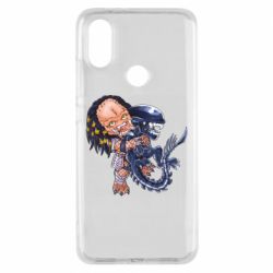 Чехол для Xiaomi Mi A2 Alien vs Predator - PrintSalon
