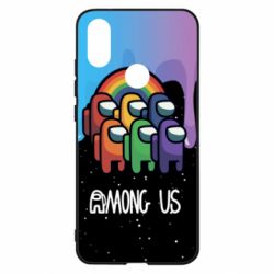 Чехол для Xiaomi Mi A2 Among Us art paints - PrintSalon