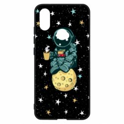 Чохол для Xiaomi Mi A2 Astronaut and coffee - PrintSalon
