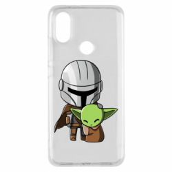Чехол для Xiaomi Mi A2 Din Djarin And The Child - PrintSalon