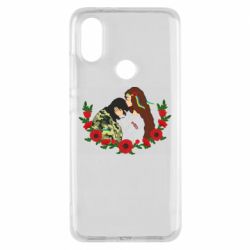 Чохол для Xiaomi Mi A2 Дівчина цілує солдата - PrintSalon