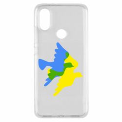 Чехол для Xiaomi Mi A2 Dove flag of Ukraine - PrintSalon