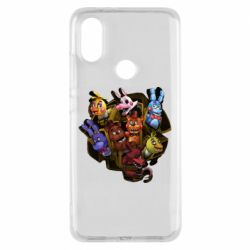 Чехол для Xiaomi Mi A2 Five Nights At Freddy's monsters-PrintSalon Чехол для Xiaomi Mi A2 Five Nights At Freddy's monsters