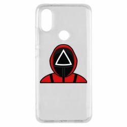 Чехол для Xiaomi Mi A2 Игра в кальмара Soldier - PrintSalon