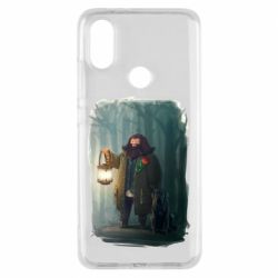 Чехол для Xiaomi Mi A2 Хагрид в лесу - PrintSalon