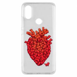 Чехол для Xiaomi Mi A2 Heart of many cats - PrintSalon