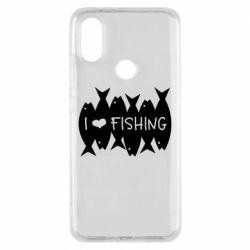 Чохол для Xiaomi Mi A2 I Love Fishing - PrintSalon