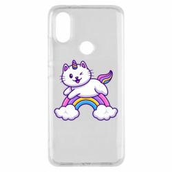 Чехол для Xiaomi Mi A2 Котик-единорог - PrintSalon