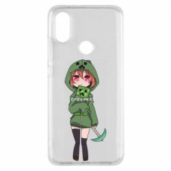 Чехол для Xiaomi Mi A2 Minecraft anime - PrintSalon