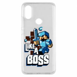 Чехол для Xiaomi Mi A2 Minecraft Like a Boss - PrintSalon