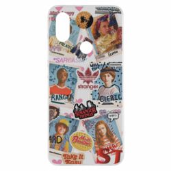 Чехол для Xiaomi Mi A2 Очень странные дела. Стикеры - PrintSalon