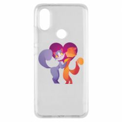 Чохол для Xiaomi Mi A2 Парочка. Котики - PrintSalon