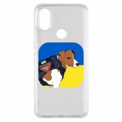 Чехол для Xiaomi Mi A2 Патрон на фоне флага - PrintSalon