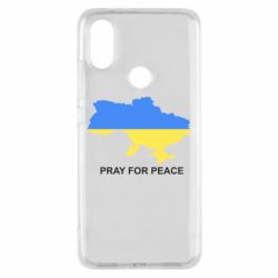 Чехол для Xiaomi Mi A2 Pray for peace - PrintSalon