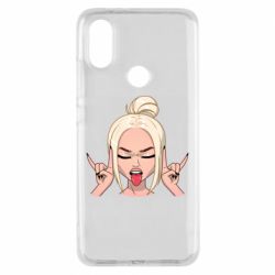 Чехол для Xiaomi Mi A2 Punk Girl - PrintSalon