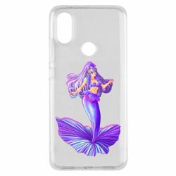 Чехол для Xiaomi Mi A2 Purple Mermaid Barbie - PrintSalon