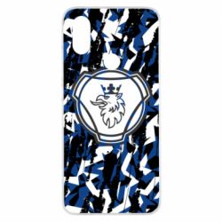 Чохол для Xiaomi Mi A2 Scania logo and grunge - PrintSalon