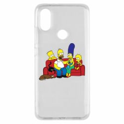 Чехол для Xiaomi Mi A2 Simpsons At Home - PrintSalon