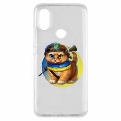 Чехол для Xiaomi Mi A2 Военный котик - PrintSalon