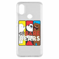 Чехол для Xiaomi Mi A2 We bare bears collage - PrintSalon