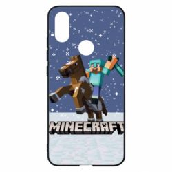 Чохол для Xiaomi Mi A2 Зимовий Майнкрафт - PrintSalon