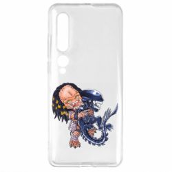 Чехол для Xiaomi Mi10/10 Pro Alien vs Predator - PrintSalon