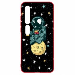 Чохол для Xiaomi Mi10 / 10 Pro Astronaut and coffee - PrintSalon