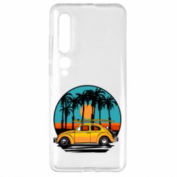 Чехол для Xiaomi Mi10/10 Pro Car and sunset - PrintSalon