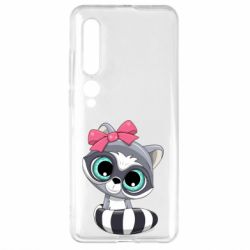 Чехол для Xiaomi Mi10/10 Pro Cute raccoon - PrintSalon