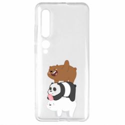 Чехол для Xiaomi Mi10/10 Pro Гризли Панда и Белый - PrintSalon