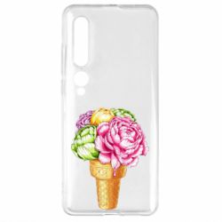 Чехол для Xiaomi Mi10/10 Pro Ice cream flowers - PrintSalon