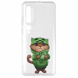 Чехол для Xiaomi Mi10/10 Pro Кот Майнкрафт - PrintSalon