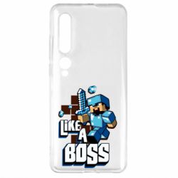Чехол для Xiaomi Mi10/10 Pro Minecraft Like a Boss - PrintSalon