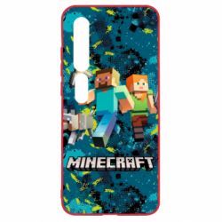 Чохол для Xiaomi Mi10 / 10 Pro Minecraft Steve Alex And Dog - PrintSalon